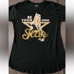 JoJo Siwa “Be Your Own Star” Black Tee